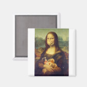 Mona Lisa zat op Magneet (Voorkant / Achterkant)