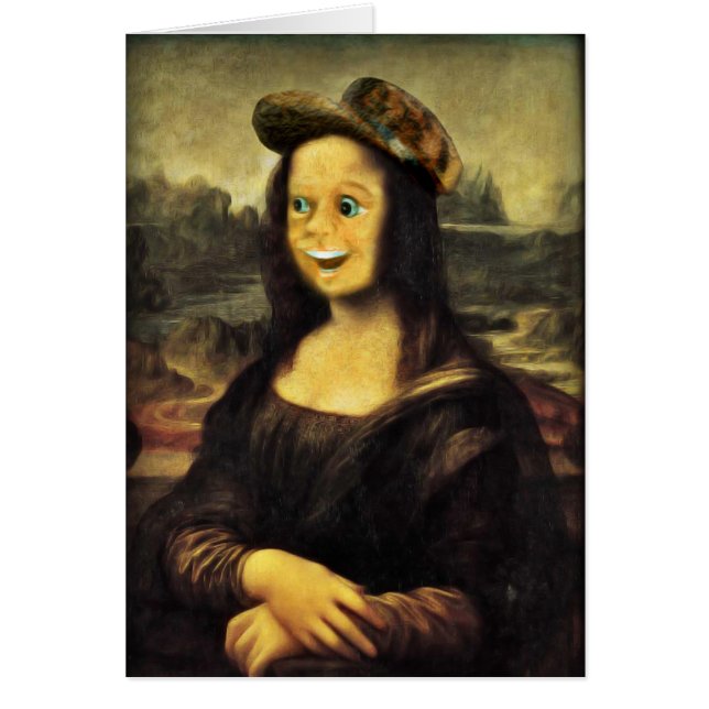 Mona Lisa, zet een gelukkig gezicht op (Voorkant)