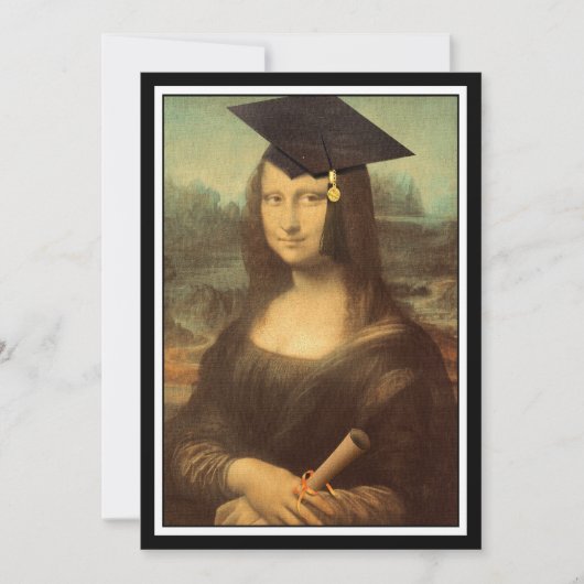 Mona Lisa's Afstuderen Dag Aankondiging (Voorkant)