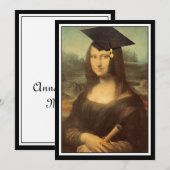 Mona Lisa's Afstuderen Dag Aankondiging (Voorkant / Achterkant)