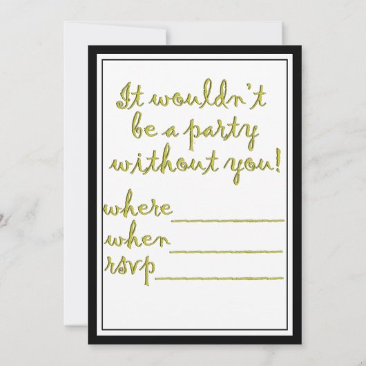 Mona Lisa's Afstuderen Dag Aankondiging (Achterkant)