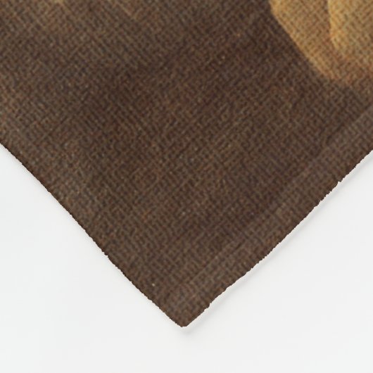 Mona Lisa's Afstuderen Dag Fleece Deken (Hoek)