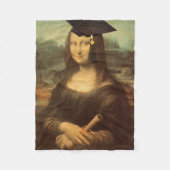 Mona Lisa's Afstuderen Dag Fleece Deken (Voorkant)