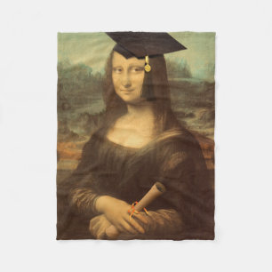 Mona Lisa's Afstuderen Dag Fleece Deken