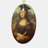 Mona Lisa's Afstuderen Dag Keramisch Ornament (Links)