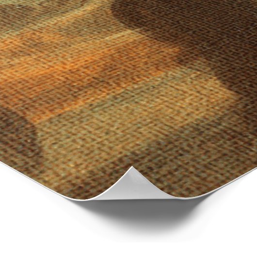 Mona Lisa's Afstuderen Dag Poster (Hoek)