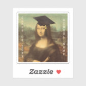 Mona Lisa's Afstuderen Dag Sticker (Vel)