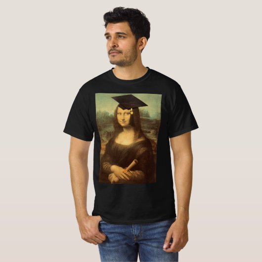 Mona Lisa's Afstuderen T-shirt (Voorkant volledig)