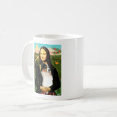 Mona Lisa's Australische Herdershond (Tri) Koffiemok (Voorkant links)