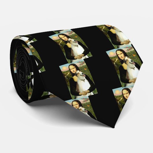 Mona Lisa's Borzoi Stropdas (Opgerold)