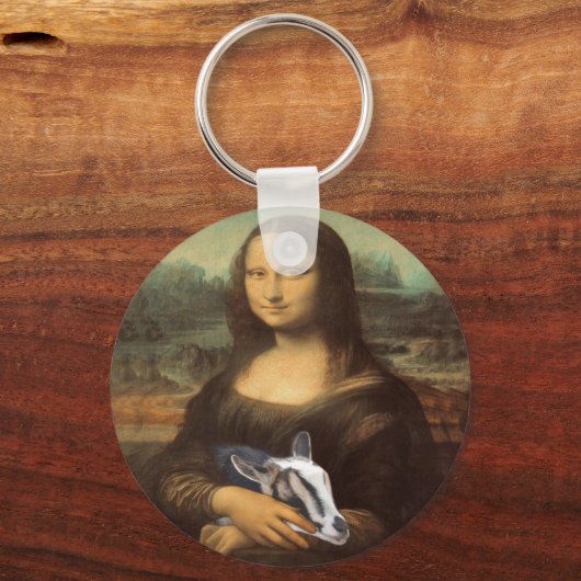 Mona Lisa's Geheime Goat Passion Sleutelhanger (Voorkant)