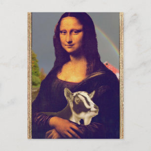 Mona Lisa's Goat Briefkaart