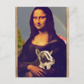 Mona Lisa's Goat Briefkaart (Voorkant)
