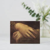 Mona Lisa's hand van Leonardo da Vinci c. 1505-151 Briefkaart (Staand voorkant)