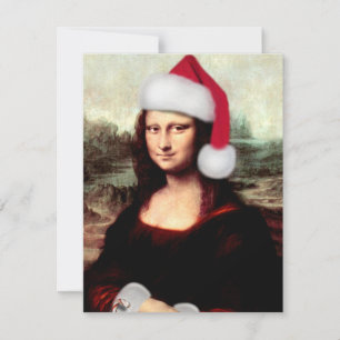 Mona Lisa's kerstkerstkerstkerstkerstfeest Kaart