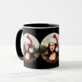 Mona Lisa's kerstkerstkerstkerstkerstfeest Mok (Voorkant links)