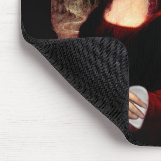 Mona Lisa's kerstkerstkerstkerstkerstfeest Muismat (Hoek)