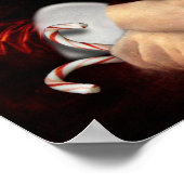 Mona Lisa's kerstkerstkerstkerstkerstfeest Poster (Hoek)