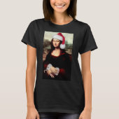 Mona Lisa's kerstkerstkerstkerstkerstfeest T-shirt (Voorkant)