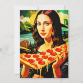 Mona Lisa's pizzamoment Kaart (Voorkant)