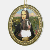 Mona Lisa's Sint-Bernard Keramisch Ornament (Links)