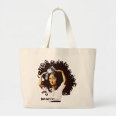 Mona Lisa's Slechte Haardag Grote Tote Bag (Voorkant)