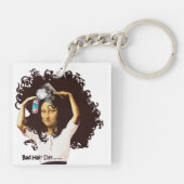Mona Lisa's Slechte Haardag Sleutelhanger (Achterkant)