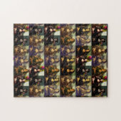 Mona Lisa's Vele gezichten Legpuzzel (Horizontaal)