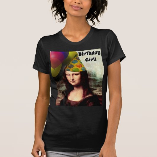 Mona Lisa's verjaardag T-shirt (Voorkant)