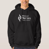MONA Logo Donker gekleurde hoodie (Voorkant)