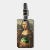 Mona Melona Lisa Bagagelabel (Voorkant verticaal)