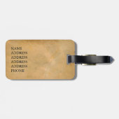 Mona Melona Lisa Bagagelabel (Achterkant horizontaal)