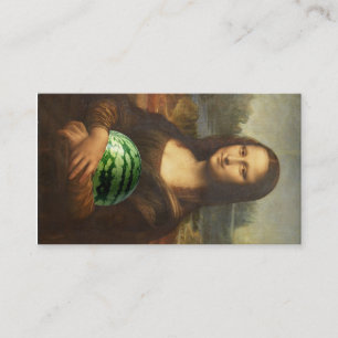 Mona 'Melona' Lisa houdt van zoetwatermeloenen Visitekaartje