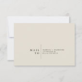 MONA minimalistische groene Waterverf met naar sch Kaart (Achterkant)