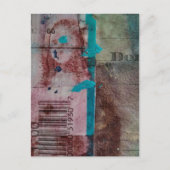 Mona Mixed Media Briefkaart (Voorkant)