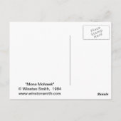 Mona Mohawk Briefkaart (Achterkant)