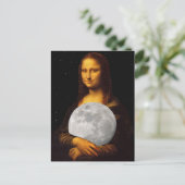 Mona Moona Lisa Briefkaart (Staand voorkant)