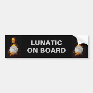 Mona Moona Lisa Bumpersticker