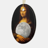 Mona Moona Lisa Keramisch Ornament (Links)