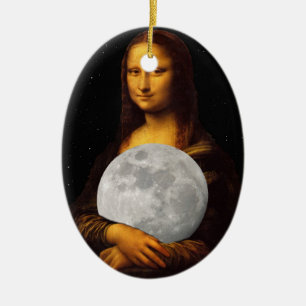 Mona Moona Lisa Keramisch Ornament