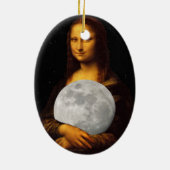 Mona Moona Lisa Keramisch Ornament (Achterkant)
