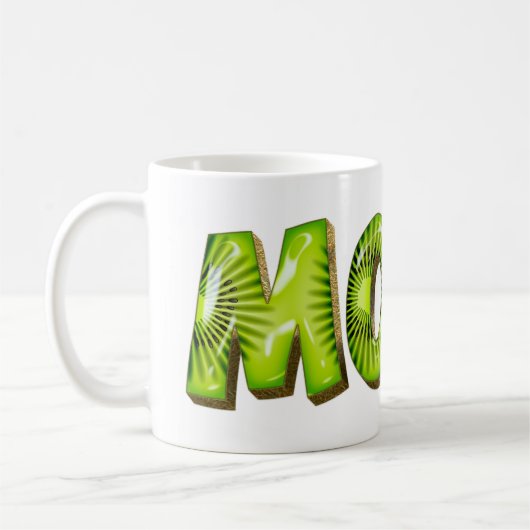 Mona Name Kiwi Style Tasse Teetasse Kaffeetasse Koffiemok (Links)