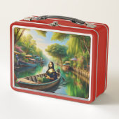 Mona op een boot in Thailand (Voorkant)