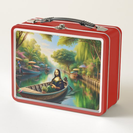 Mona op een boot in Thailand (Voorkant)