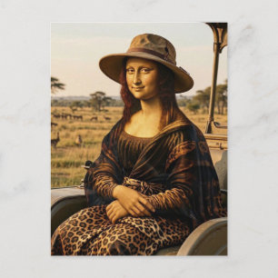 Mona op safari briefkaart