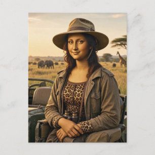Mona op Wildlife Safari Briefkaart