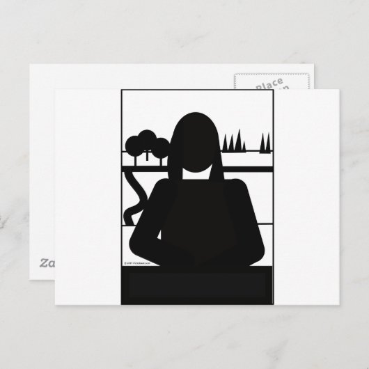 Mona Picto Briefkaart (Voorkant / Achterkant)