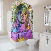 Mona Pop Douchegordijn (In situ)