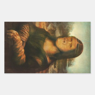 Mona Rilla aka Mona Lisa Rechthoekige Sticker