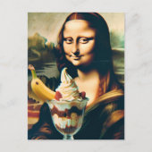 Mona Smile Ice Cream Sundae Briefkaart (Voorkant)